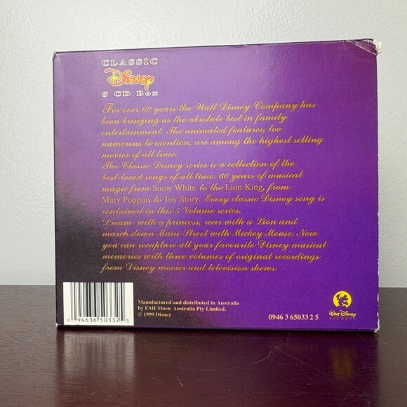 Walt Disney Records Classic Disney 5 CD Box  Volume 1-5 - Picture 3 of 4